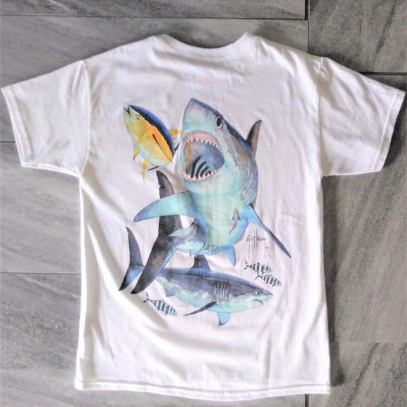 Guy Harvey Original Graphic T-Shirt Short Sleeve M - Picture 1 of 7